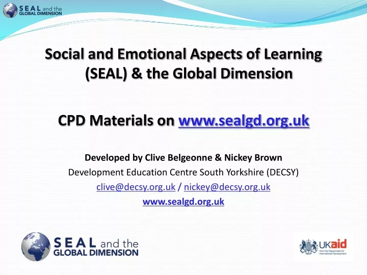 social and emotional aspects of learning seal