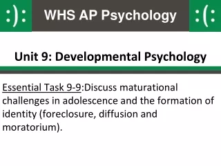 Unit 9: Developmental Psychology