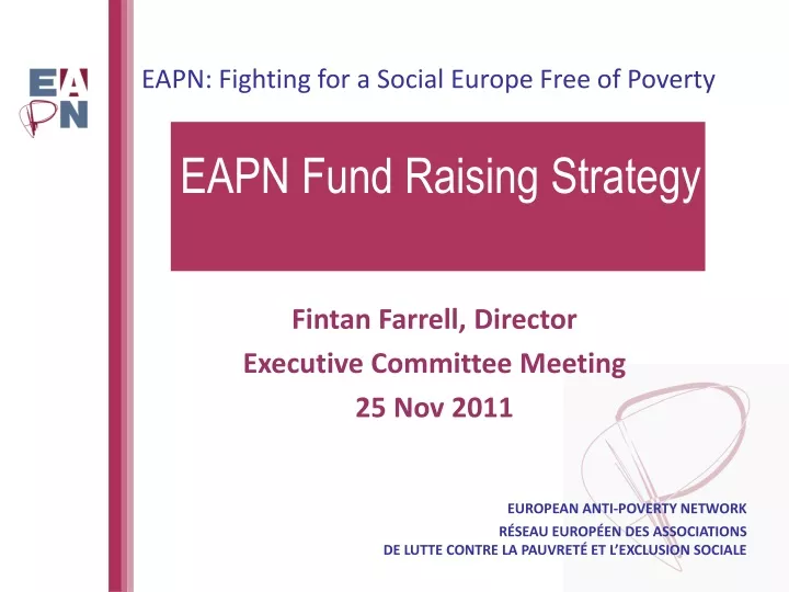 eapn fighting for a social europe free of poverty