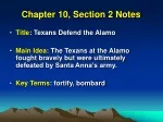 Chapter 10, Section 2 Notes - slide 1