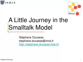 A Little Journey in the Smalltalk Model