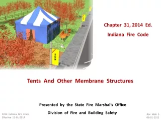 Presented  by  the  State  Fire  Marshal’s  Office Division  of  Fire  and  Building  Safety