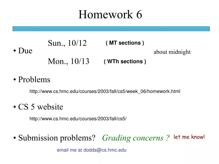 homework 6