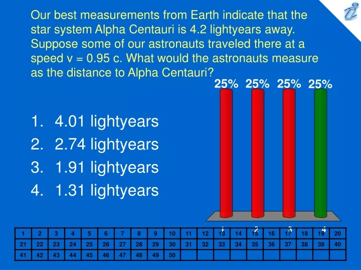 our best measurements from earth indicate that