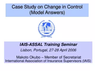 Case Study on Change in Control (Model Answers)