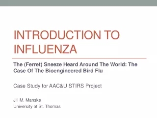 Introduction to Influenza
