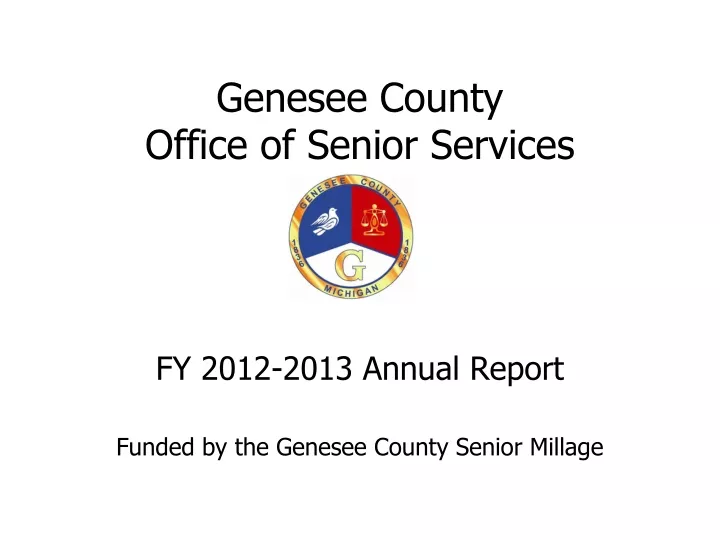 genesee county office of senior services