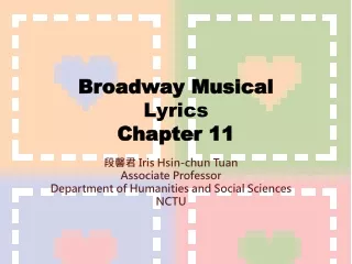Broadway Musical Lyrics Chapter 11