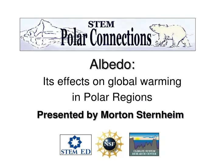 albedo its effects on global warming in polar