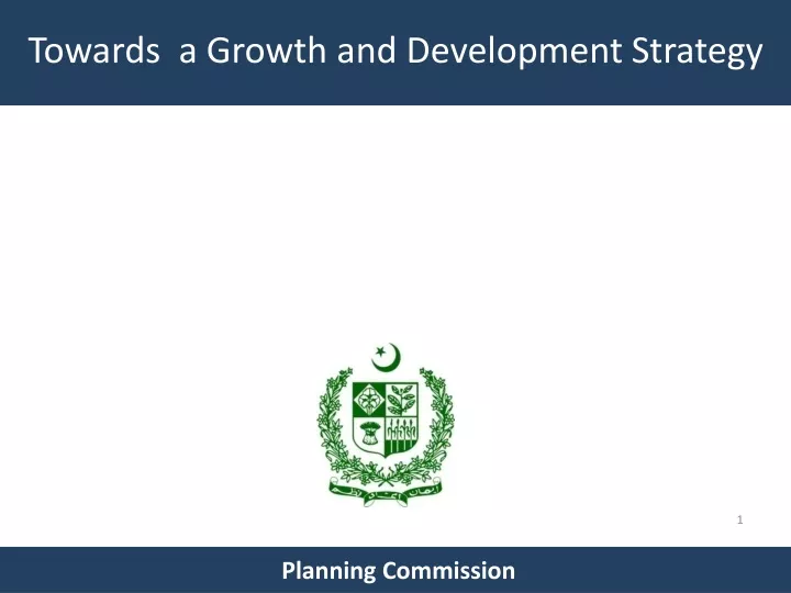 towards a growth and development strategy