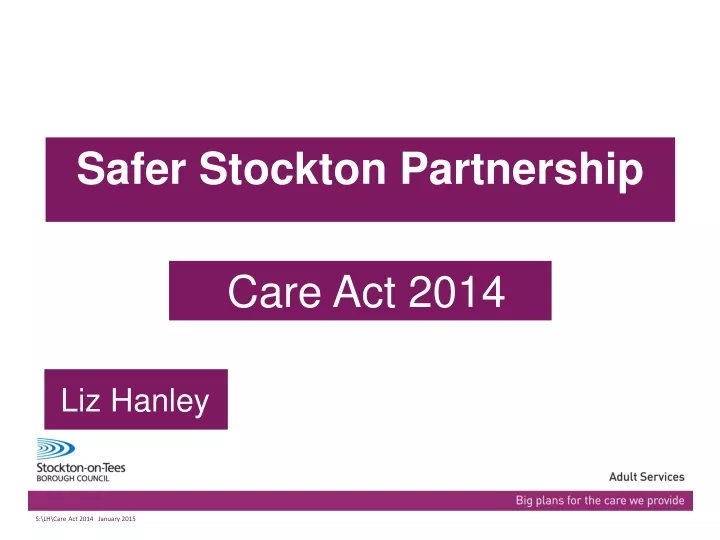 safer stockton partnership