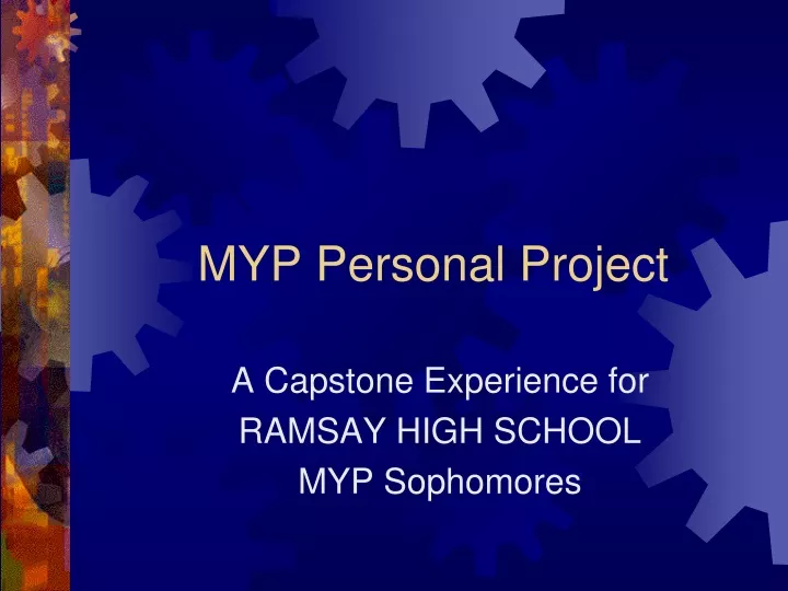 myp personal project