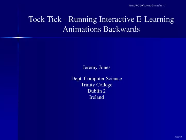 tock tick running interactive e learning animations backwards