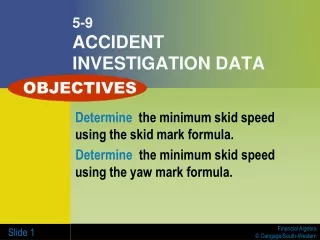 5-9 ACCIDENT INVESTIGATION DATA