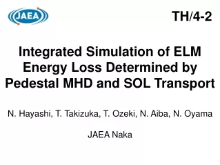 Integrated Simulation of ELM Energy Loss Determined by Pedestal MHD and SOL Transport