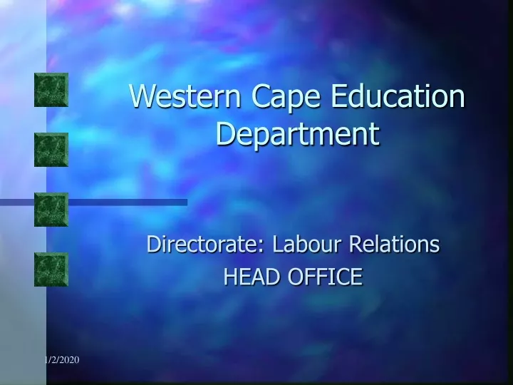 western cape education department