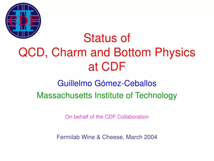 status of qcd charm and bottom physics at cdf