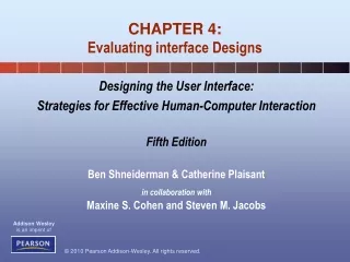 Designing the User Interface: Strategies for Effective Human-Computer Interaction Fifth Edition