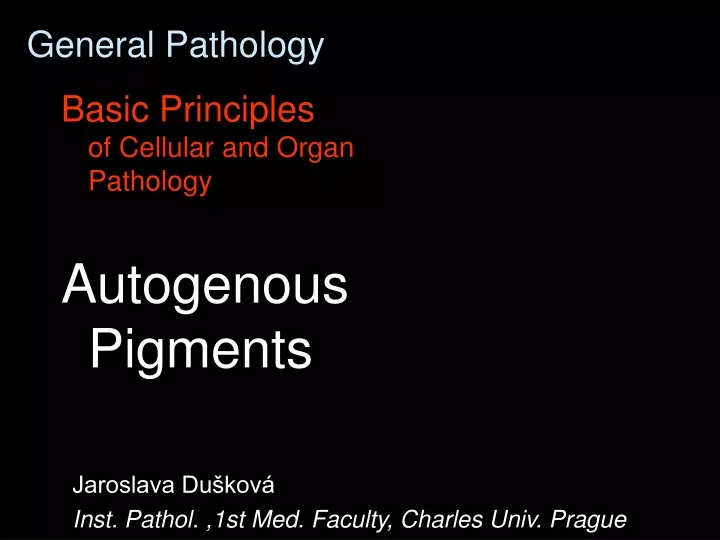 general pathology