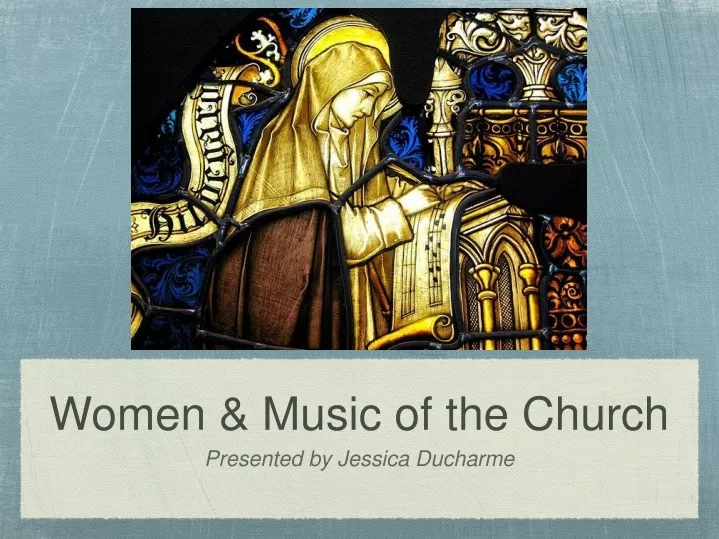women music of the church