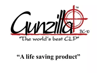 “A life saving product”
