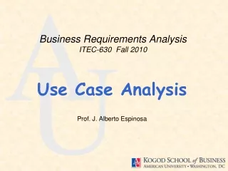 Business Requirements Analysis ITEC-630  Fall 2010