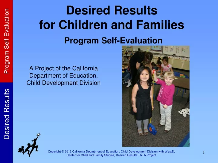 desired results for children and families program self evaluation