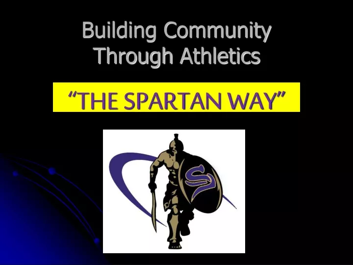 building community through athletics
