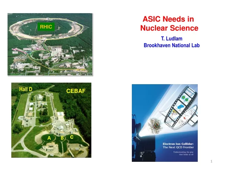 asic needs in nuclear science