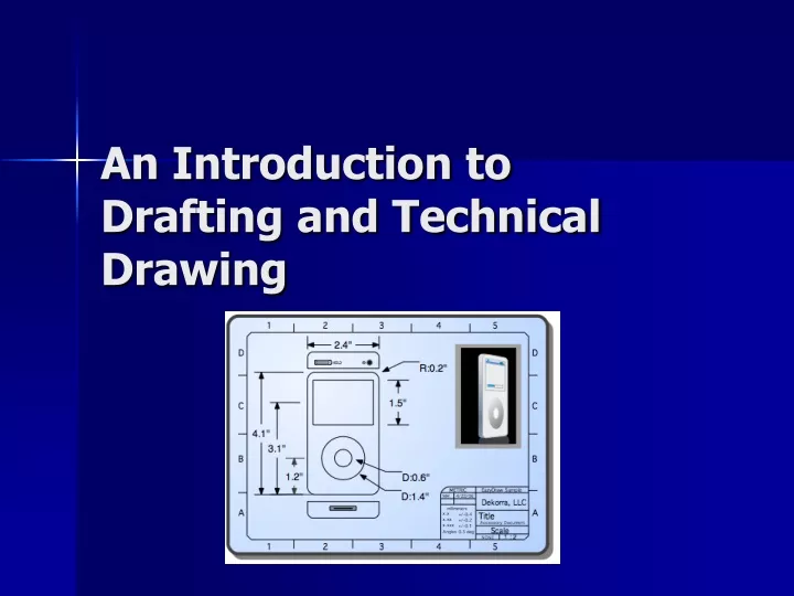 an introduction to drafting and technical drawing