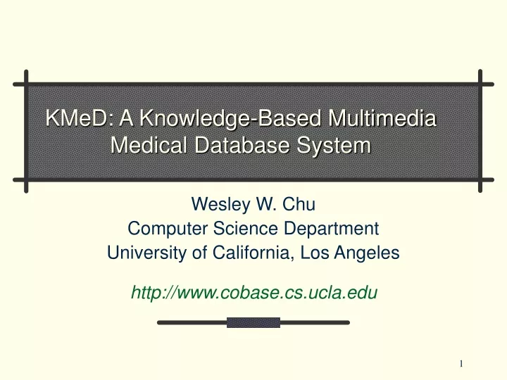 kmed a knowledge based multimedia medical