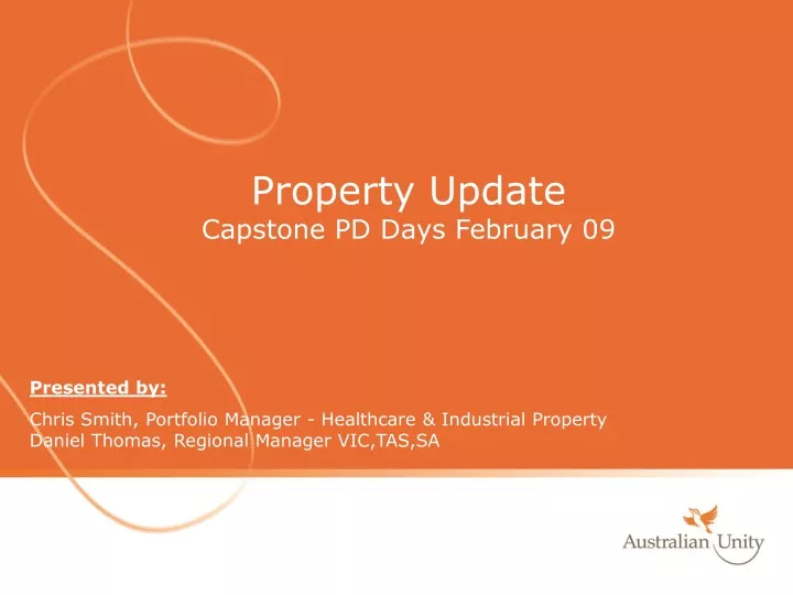 property update capstone pd days february 09