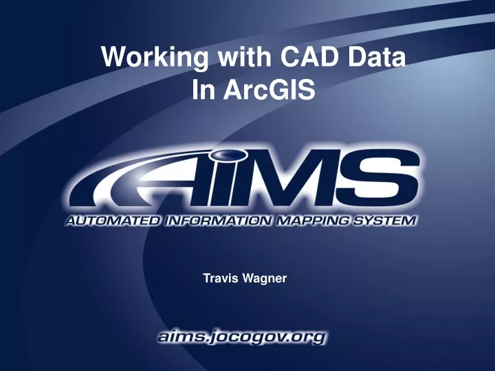 working with cad data in arcgis