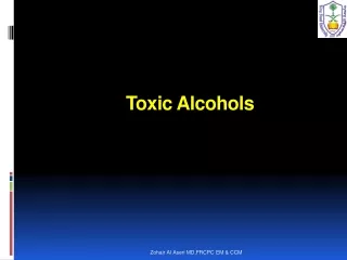 Toxic Alcohols