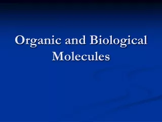 organic and biological molecules