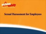 Sexual Harassment for Employees - slide 1