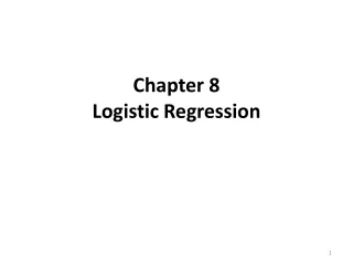 Chapter 8  Logistic Regression
