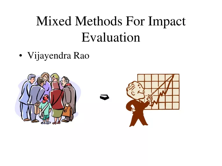 mixed methods for impact evaluation