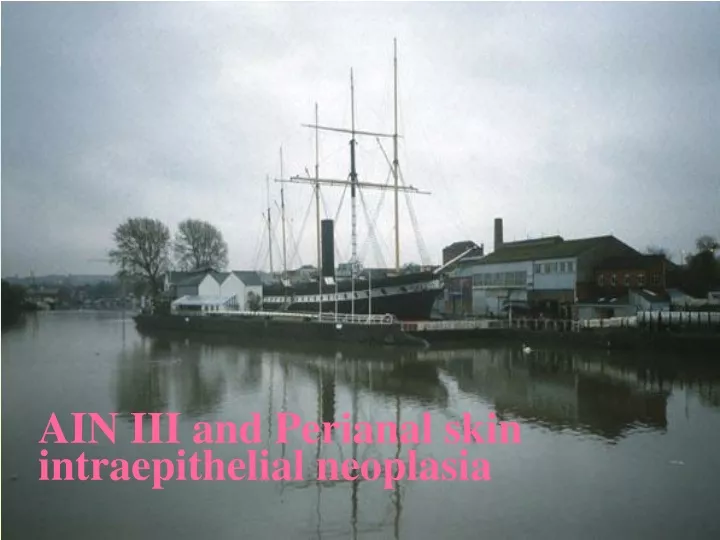 ain iii and perianal skin intraepithelial neoplasia