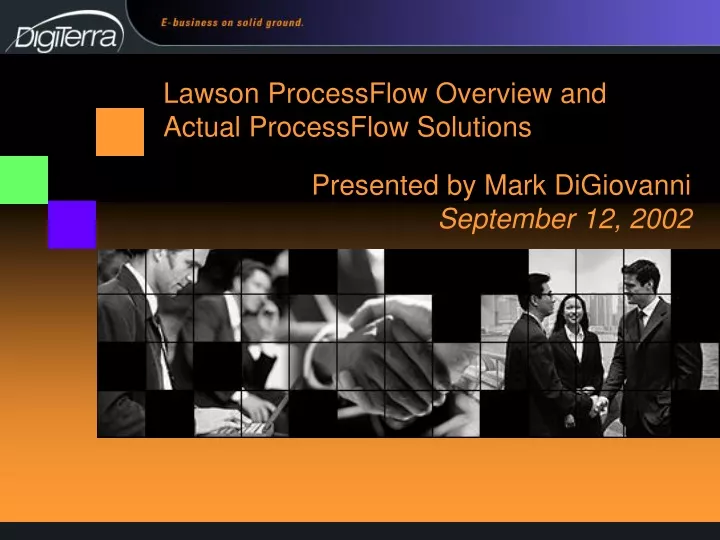 lawson processflow overview and actual