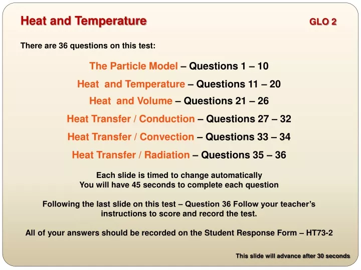 heat and temperature glo 2