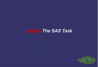 psfgen  The SAS Task