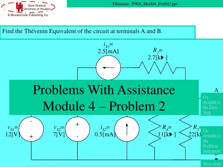 problems with assistance module 4 problem 2