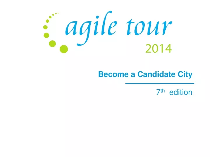 become a candidate city 7 th edition