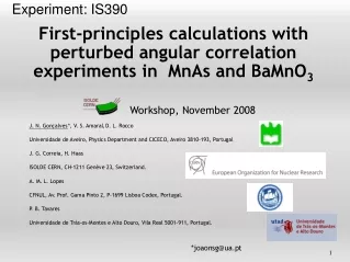 First-principles calculations with perturbed angular correlation experiments in  MnAs and BaMnO 3