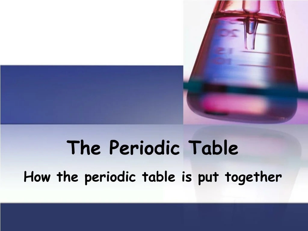 PPT - The Periodic Table PowerPoint Presentation, free download - ID ...