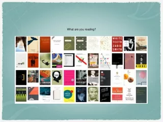 What are you reading?