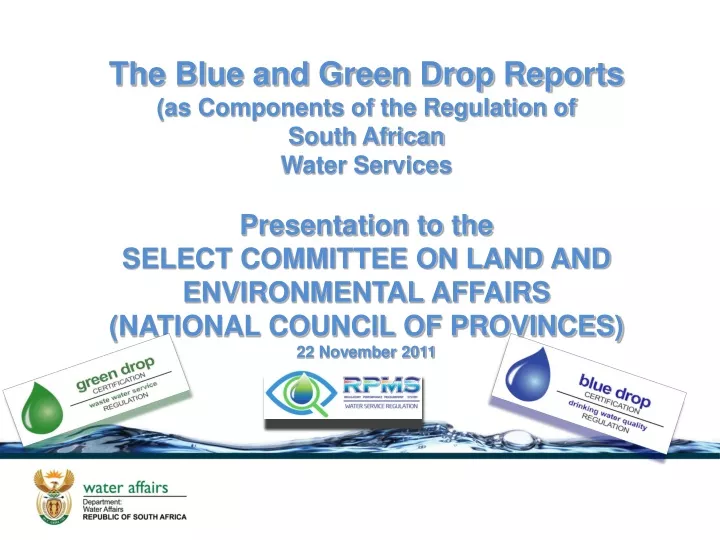 the blue and green drop reports as components