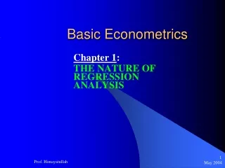 Basic Econometrics