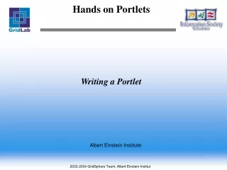 Hands on Portlets